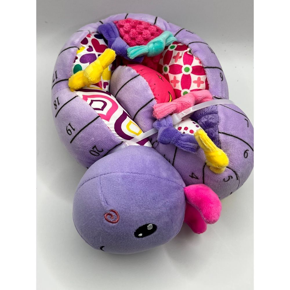 Plush Purple Caterpillar Baby Development Toy Educational Sensory Activity Toy - Picture 2 of 4